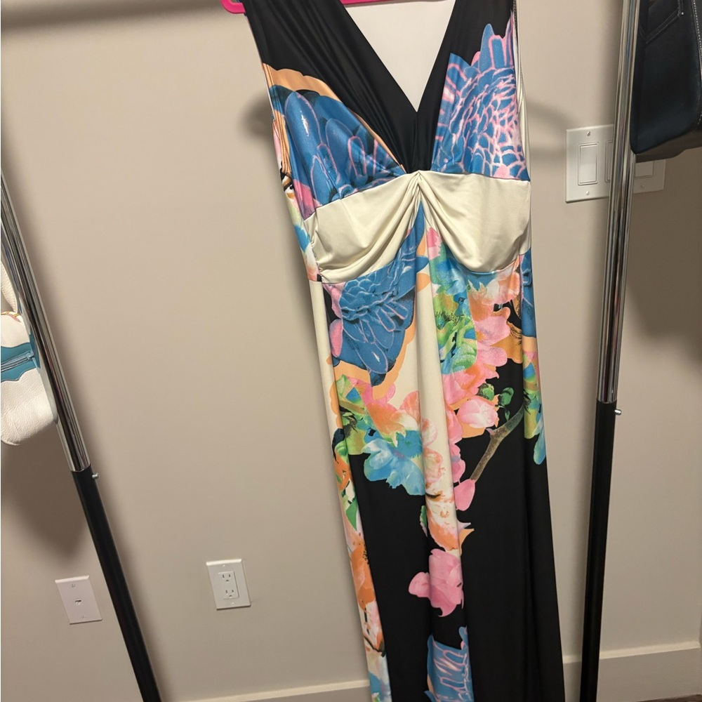 Floral Multicolor Maxi Dress